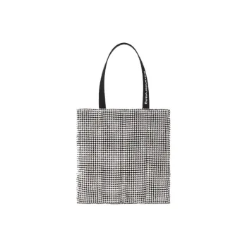 Alexander Wang Heiress Nylon Tote Bag Shopping Bag Shoulder Bag Handbag Regular Women's Silver/Black