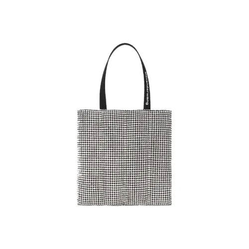 alexander wang Logo Printing Tote Bag Silver/Black Wmns