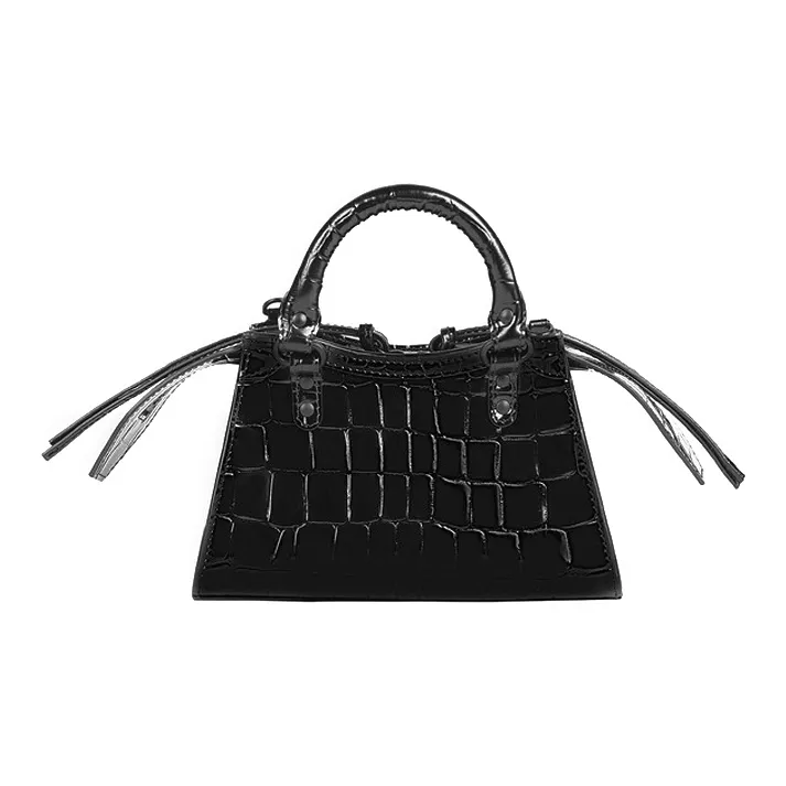 Balenciaga Neo Classic Cow Leather Shoulder Bag Mini Women's Black-3