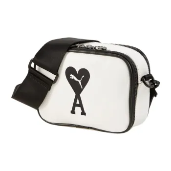 PUMA AMI PARIS Collaboration Polyurethane Small Square Bag Camera Bag Shoulder Bag Crossbody Bag Regular Unisex White