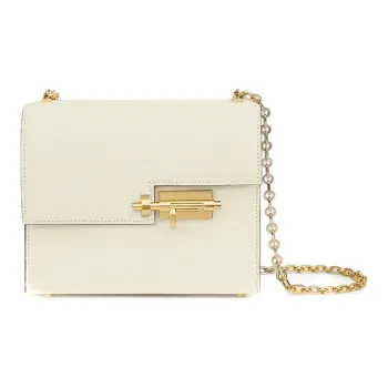 HERMES Verrou Mysore Goat Skin Handgun Bag Shoulder Bag Crossbody Bag Regular Women's I2 Nata Cream White