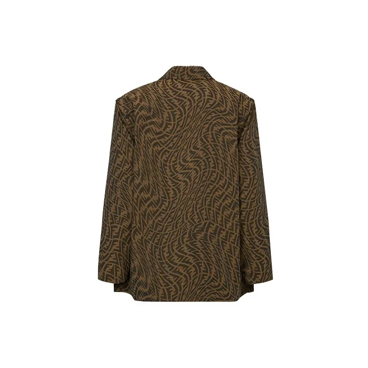 FENDI Jackets Coats Men's Brown-2