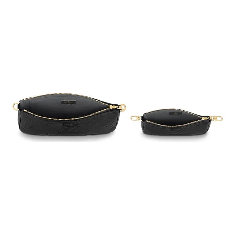 LOUIS VUITTON Multi Pochette Monogram Empreinte Black-4