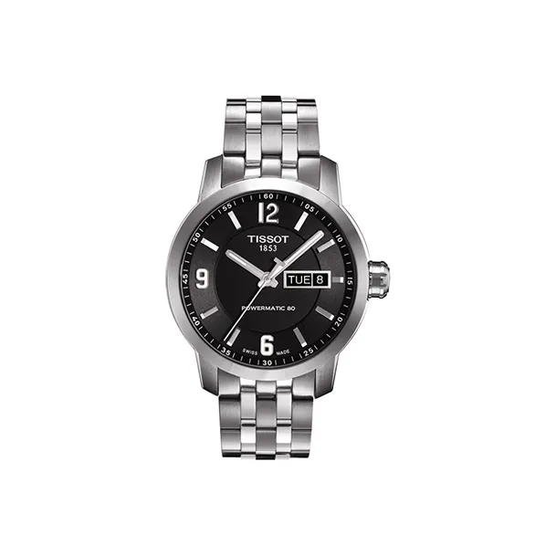 TISSOT Junchi 200 Series Automatic Mechanical Movement Men's Watches Watch 39mm Black Dial T055.430.11.057.00-0