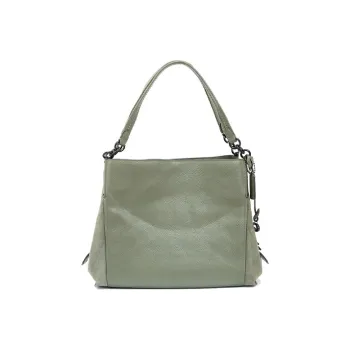 COACH Dalton Cow Leather Shoulder Bag Large Size Women's Pea Green