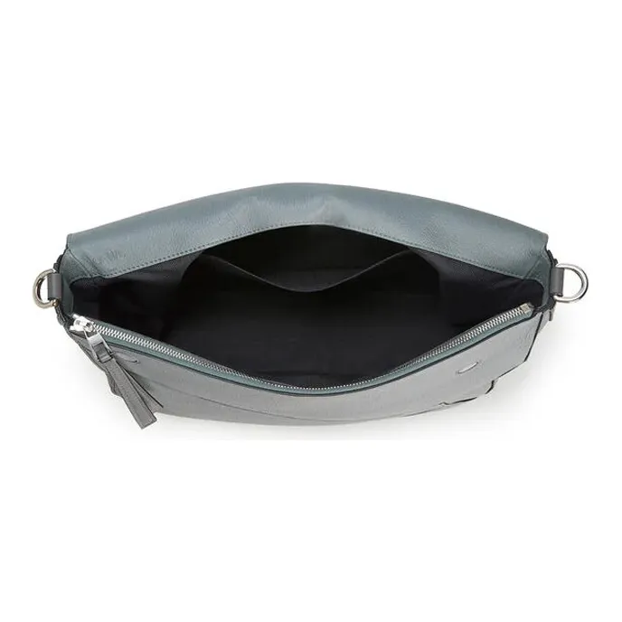 LOEWE Puzzle Soft Grained Calfskin Puzzle Bag Geometric Bag Messenger Bag Shoulder Bag Crossbody Bag Men's Gray-3