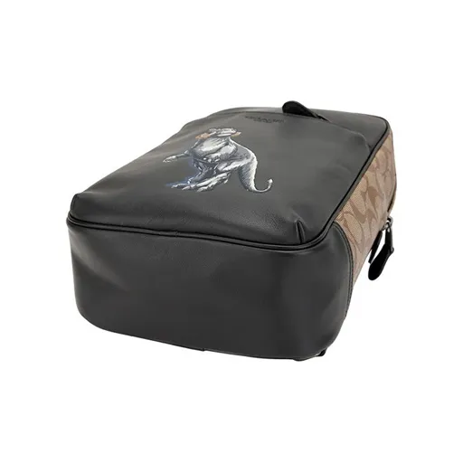 COACH Star Wars Collaboration Westway Leather Sling Bags Crossbody Bags Small Size Men's Black-3