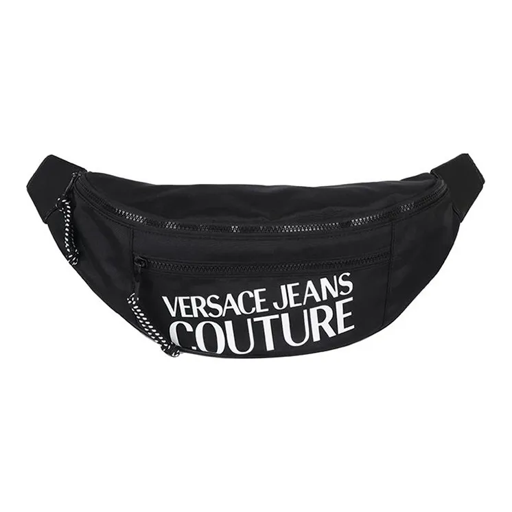 VERSACE JEANS COUTURE Fabric Fanny Pack Regular Men's Black-0