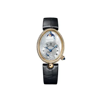 BREGUET REINE DE NAPLES Automatic Mechanical Movement Women's Watch 36.5mm 28.48mm Silver Dial
