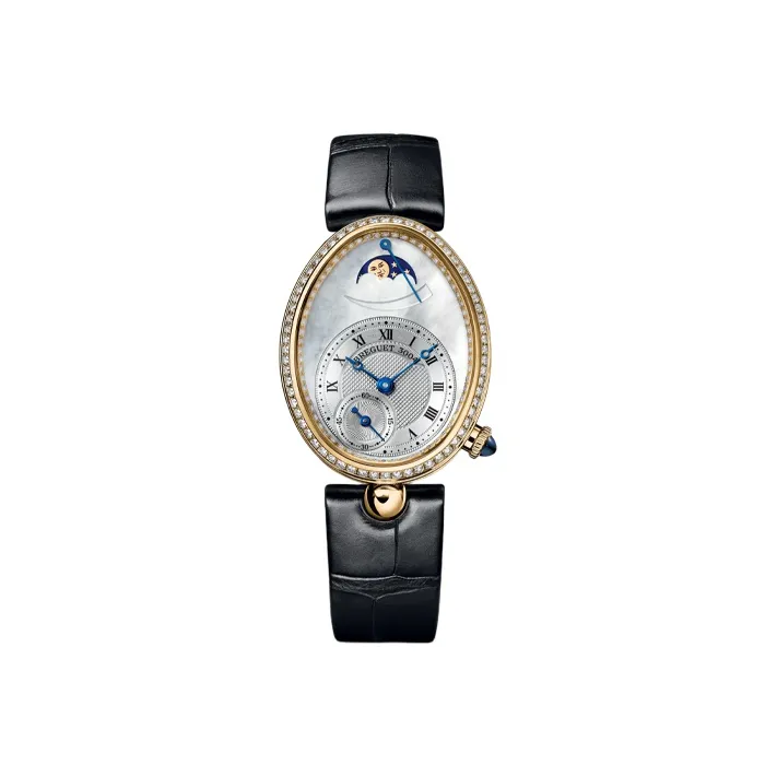 BREGUET REINE DE NAPLES Automatic Mechanical Movement Women's Watch 36.5mm 28.48mm Silver Dial-0