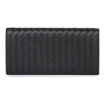 Bottega Veneta Calfskin Wallet Unisex Black