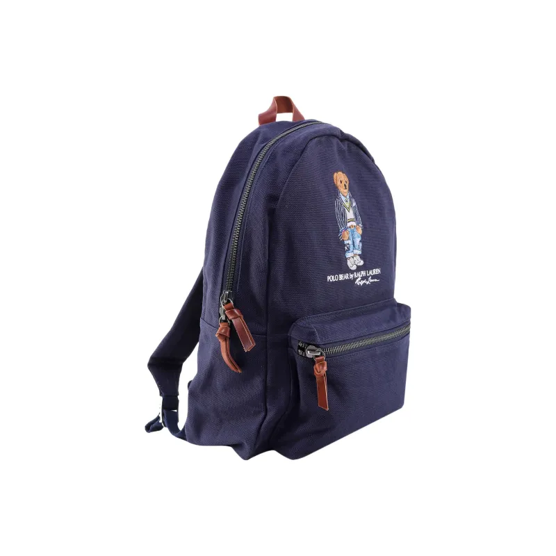 Polo Ralph Lauren Cotton Backpack Unisex Blue-2