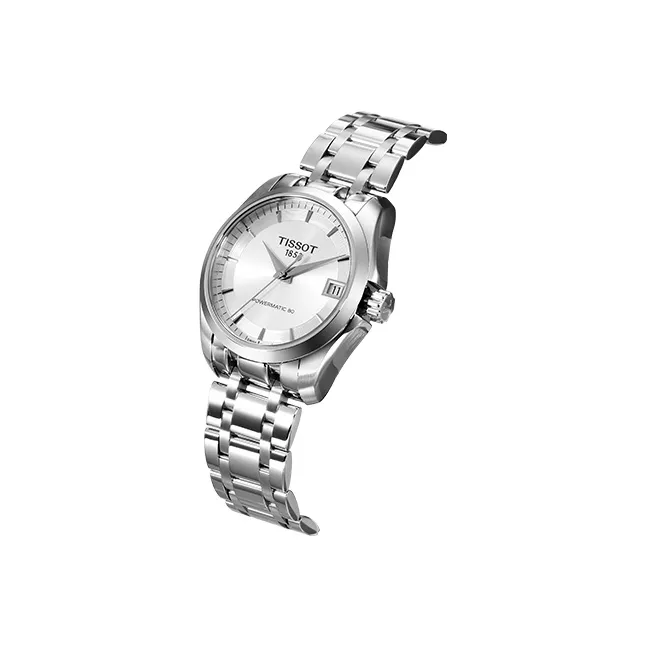 TISSOT Kutu Collection Automatic Mechanical Movement Unisex Watch 39mm White Dial T035.407.11.031.01QL-1