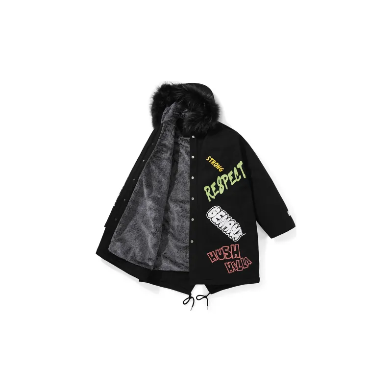 GENANX Puffer Jacket Unisex Black-2