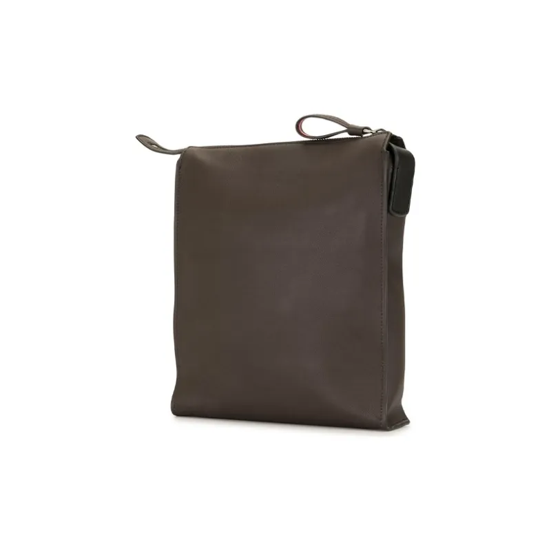 BALLY Leather Messenger Bag, Shoulder Bag, Crossbody Bag Men's Brown-1