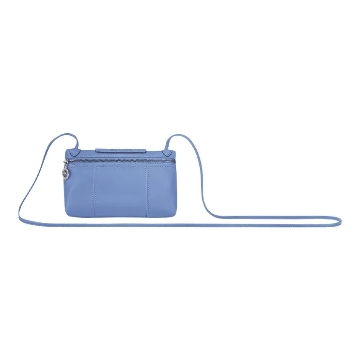 LONGCHAMP Le Pliage Cuir Leather Shoulder Bag Crossbody Bag Regular Women's Blue-1