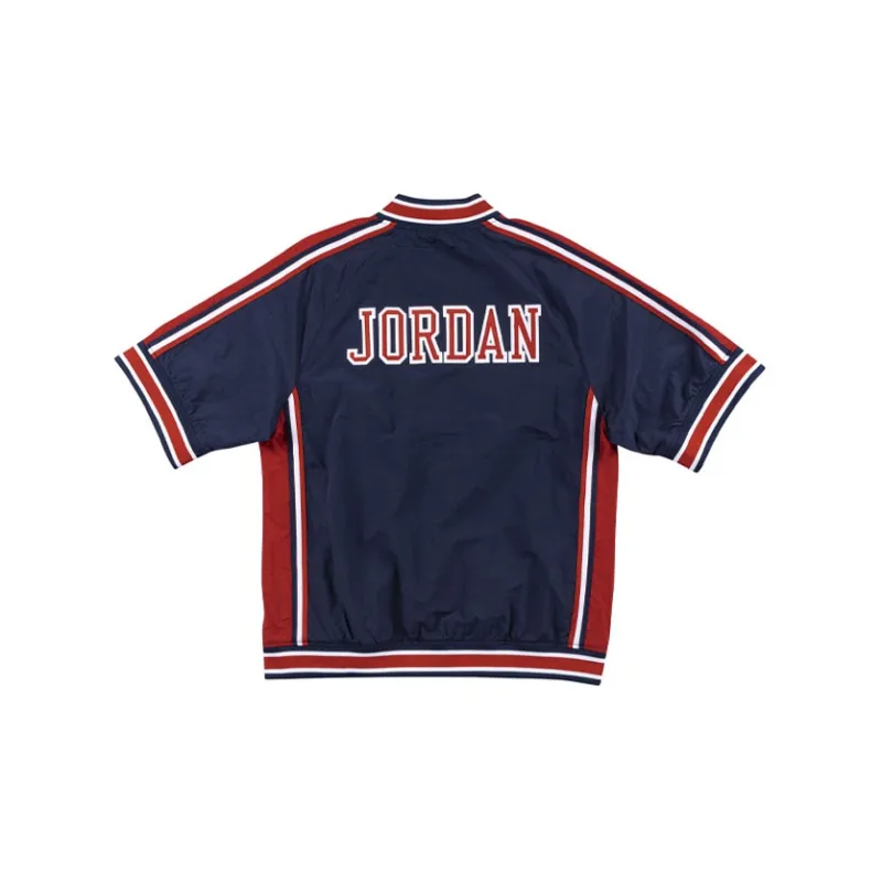 Mitchell Ness Jackets Unisex Navy Blue-1