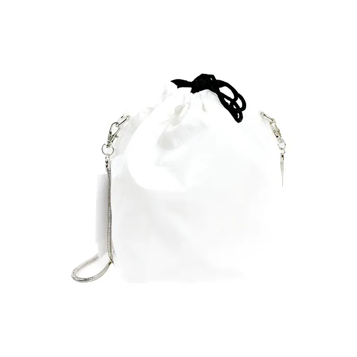 EDT Polyester Shoulder Bags Trumpets Unisex White-1