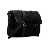 Gucci GG Guccissima Logo Messenger Bag Monogram Black