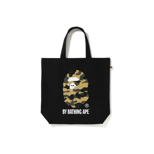 A BATHING APE Tote Bag Shopping Bag Handbag Unisex Black White