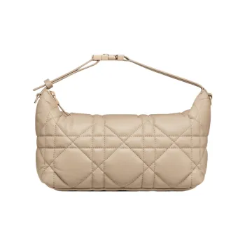 DIOR Cow Leather Clutch Medium Size Women's Natural