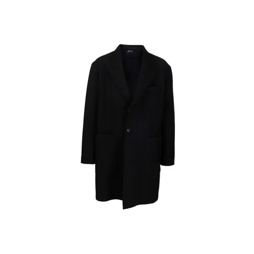 Zzegna Coats Men Black