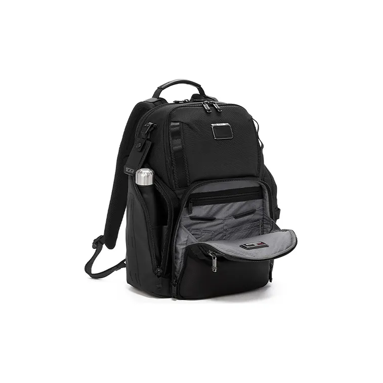 TUMI Alpha Bravo Ballistic Nylon Backpack Men's Black-2