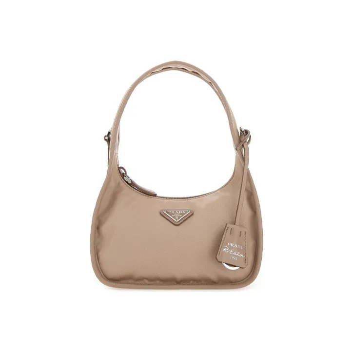 PRADA Hobo Nylon 3-in-1 Shoulder Bag Handbag Shoulder Bag Unisex Light Pink-0