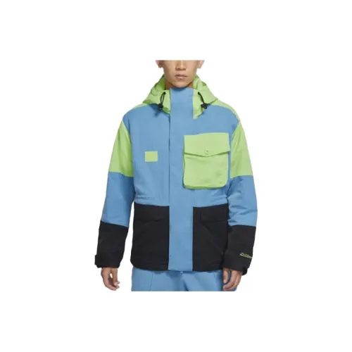 Nike Puffer Jackets Men Blue