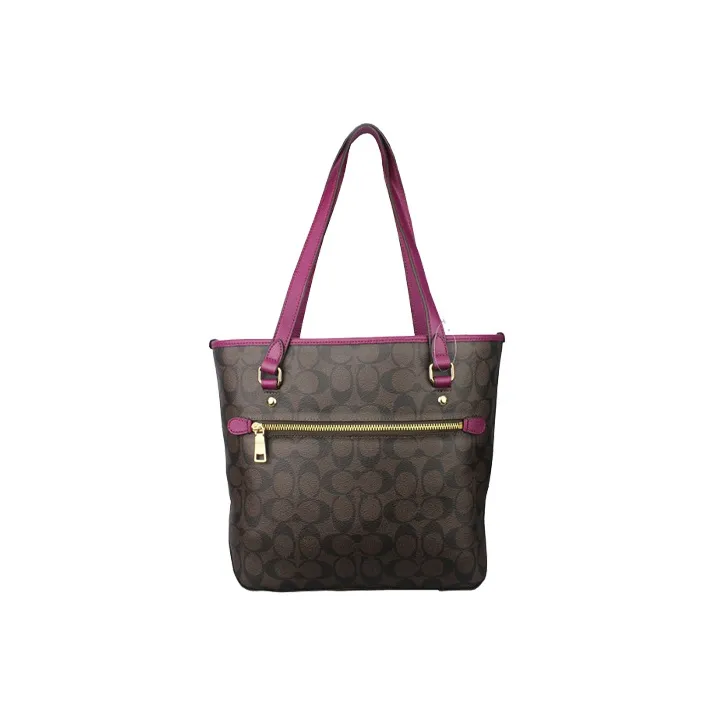 COACH Zip Top Tote Shoulder Bags-2