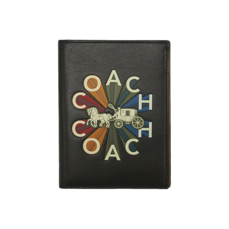 COACH Passport Case Passport Holders Black-0