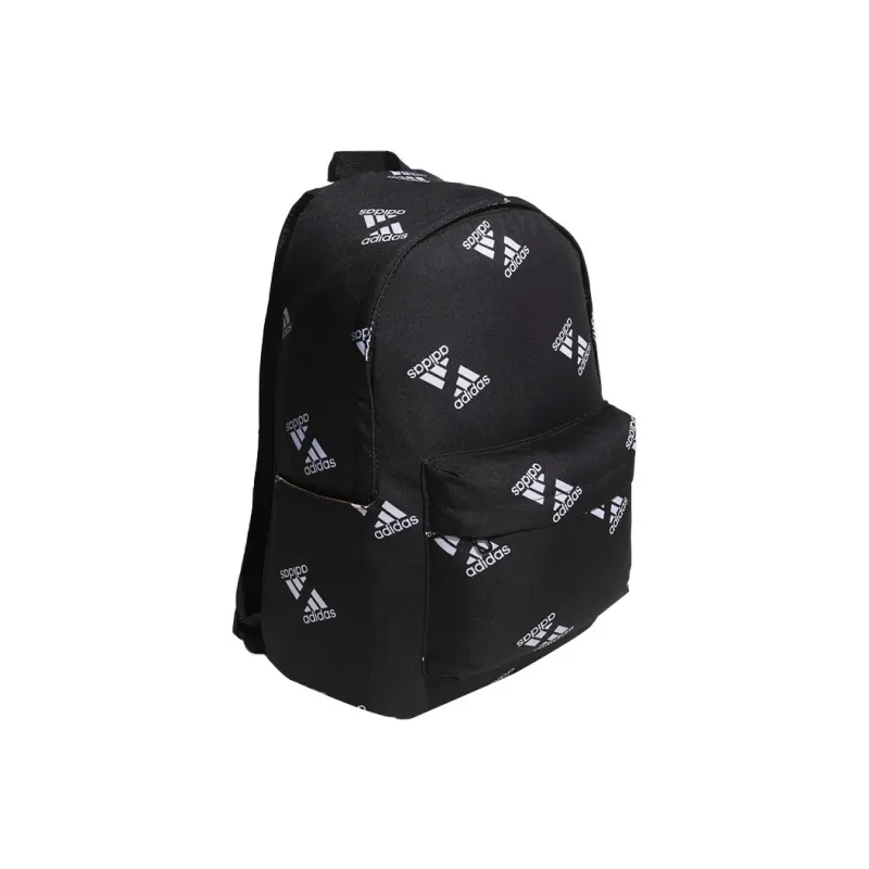 Adidas Polyester Backpack Regular Unisex Black White-1
