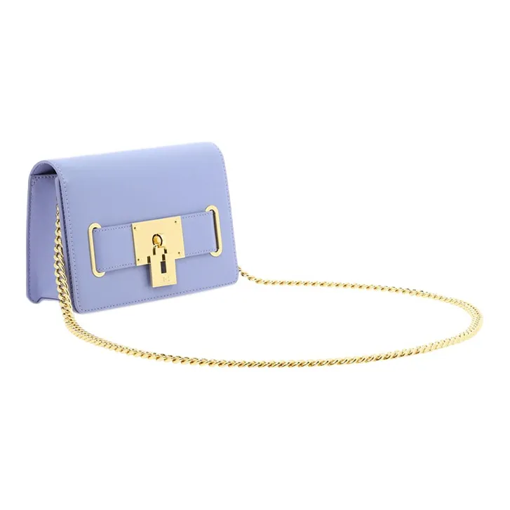 Elisabetta Franchi Synthetic Leather Shoulder Bag Crossbody Bag Women's Purple-1