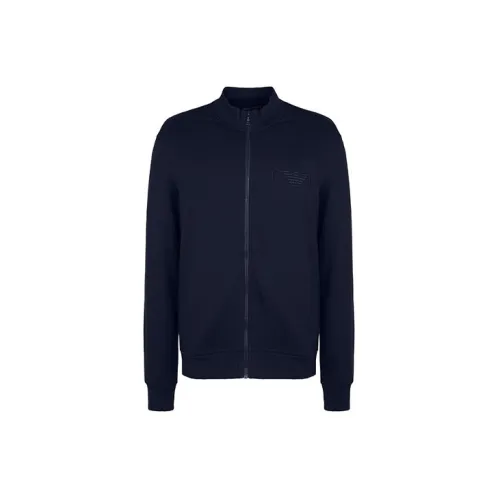 EMPORIO ARMANI Jackets Men Navy Blue