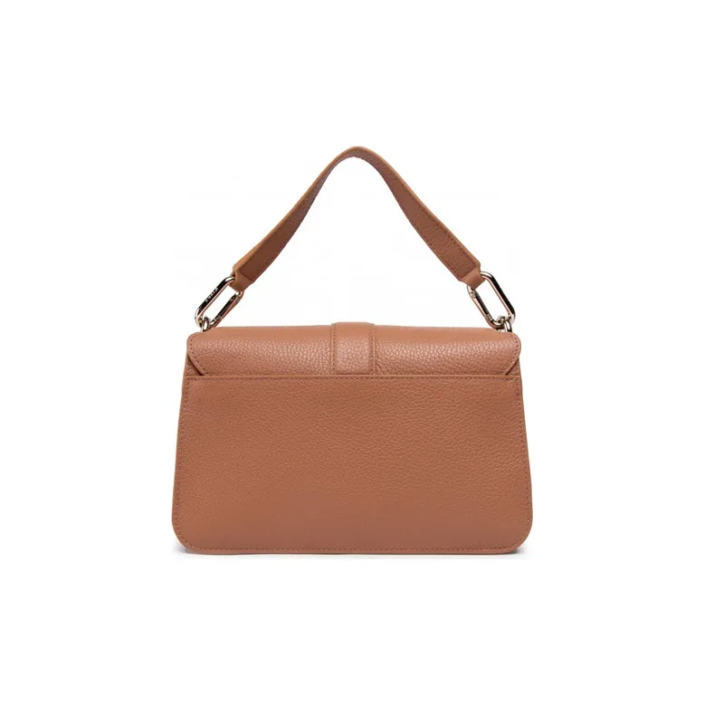 Furla Sofia Grainy Leather Shoulder Bag Portable Crossbody Bag Shoulder Bag Small Size Women's Honey Brown-3