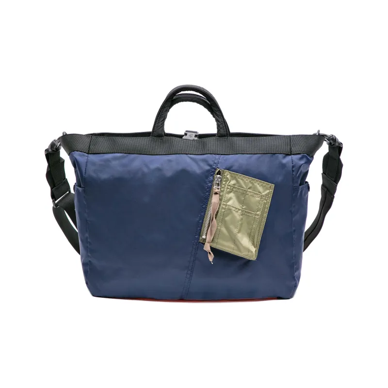 The MAD HATcher Nylon Tote Bag Shopping Bag Shoulder Bag Handbag Medium Size Unisex Multicolor-2