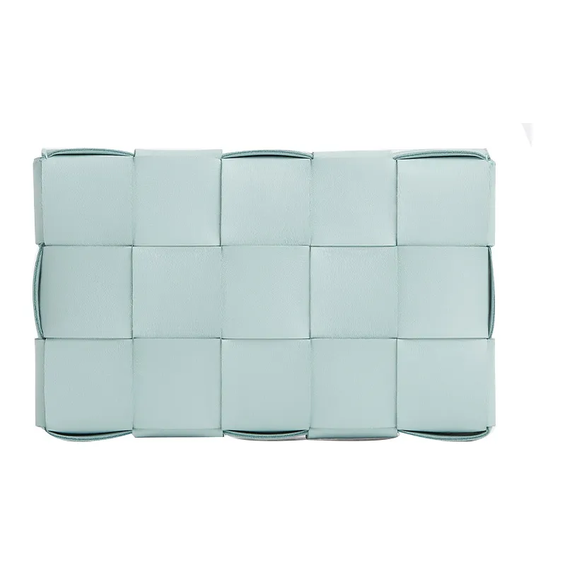Bottega Veneta Intreccio Cassette Teal Washed-2