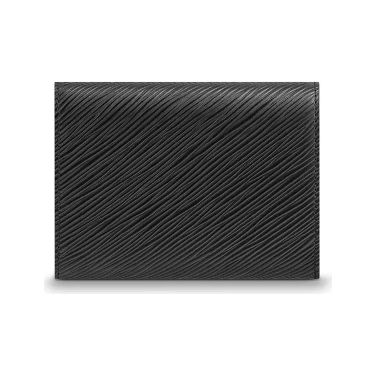 LOUIS VUITTON Compact Wallet Twist Epi Noir Black-3