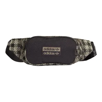 Adidas Originals Polyester Crossbody Bag, Sling Bag, Fanny Pack Regular Unisex Clay & Black