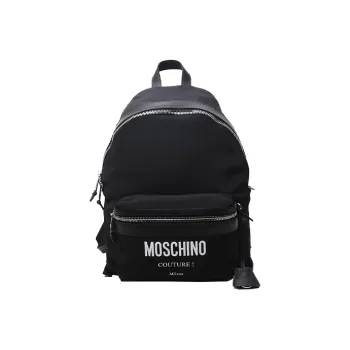 MOSCHINO Polyester Backpack Men's Black