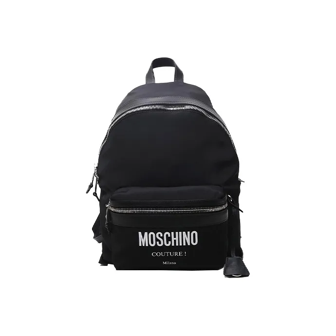 MOSCHINO Polyester Backpack Men's Black-0