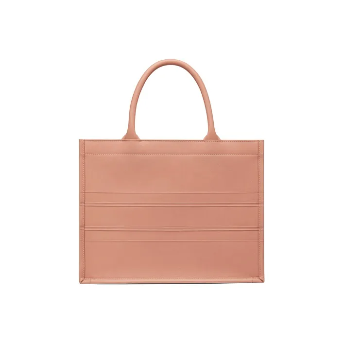 DIOR BookTote Cow Leather Handbag Women's Rose Pink-2
