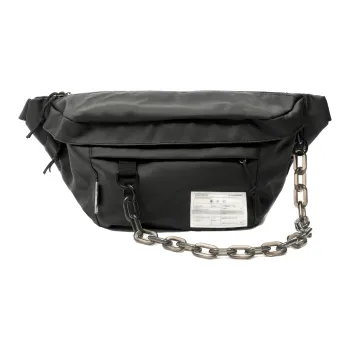 KILLWINNER Polyester Fanny Pack Shoulder Bag Crossbody Bag Medium Size Unisex Black