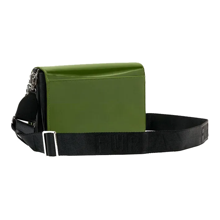 Furla Splendida Leather Hobo Shoulder Bag, Crossbody Bag Small Size Women's Ivy Green-2