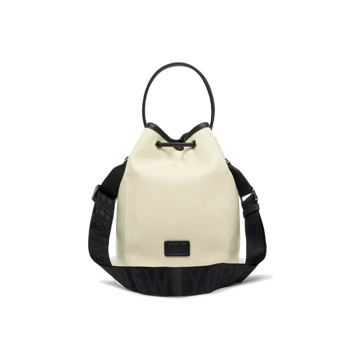 MLB Premium Canvas Bucket Bag, Shoulder Bag, Crossbody Bag Regular Unisex Ecru-1