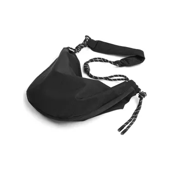 VAOPER Nylon Fabric Unisex Crossbody Bag Crescent Moon Bag National Trend Large Size Unisex Multicolor
