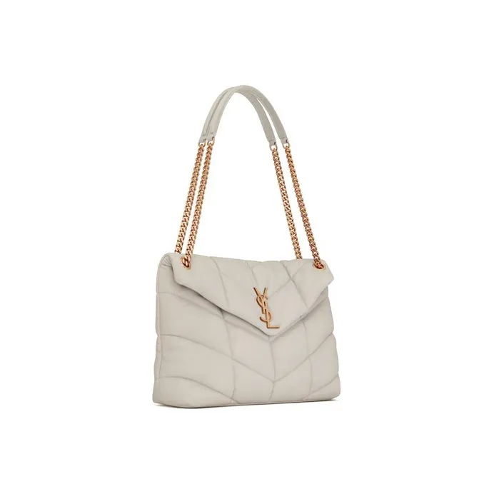 SAINT LAURENT Medium Loulou Quilted Puffer Shoulder Bag-2