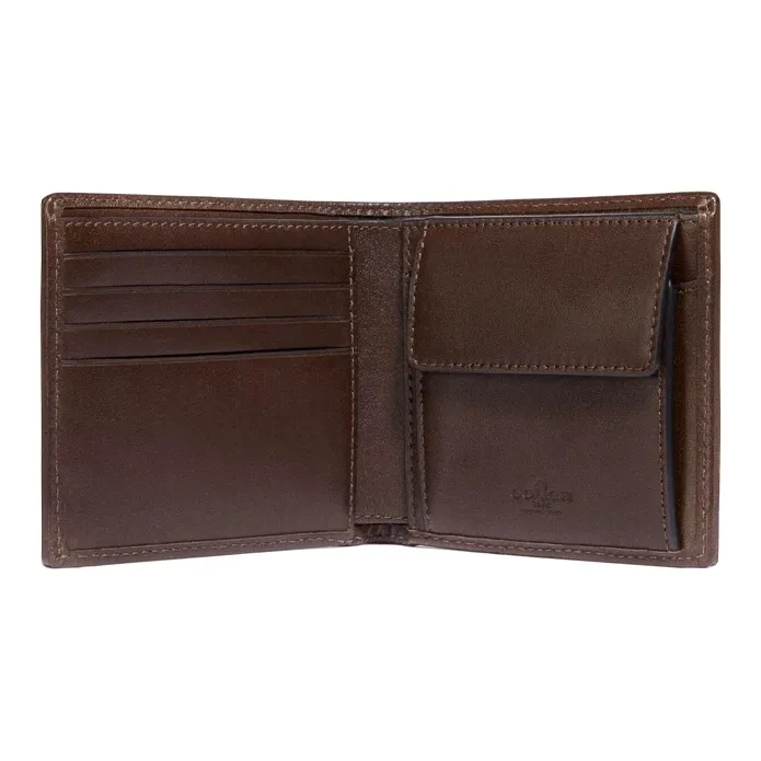 COACH BAPE BLACK Canvas With Leather Wallet Coin Purse Unisex Khaki-1