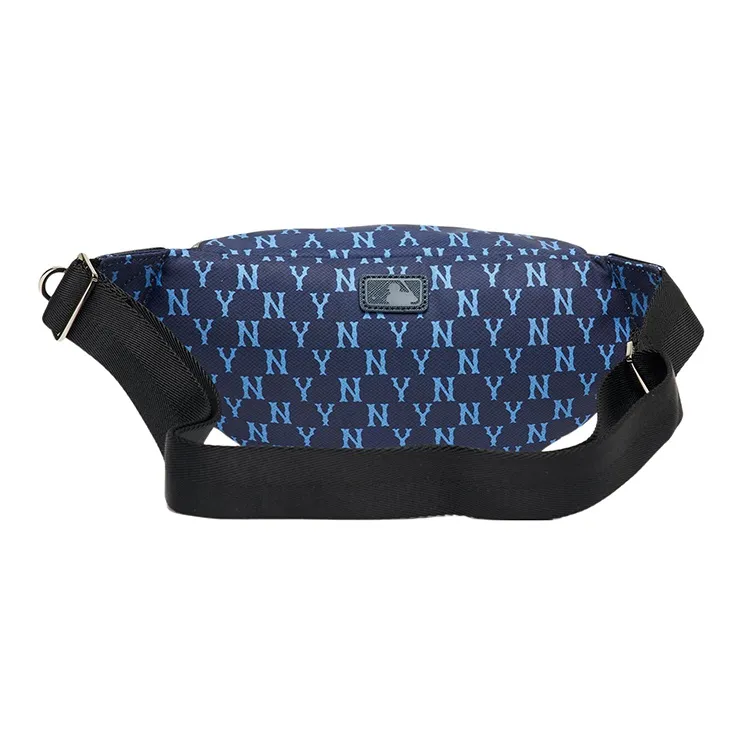 MLB Monogram Collection Polyester Combo Bag Crossbody Bags Fanny Pack Regular Unisex Marine Blue-2