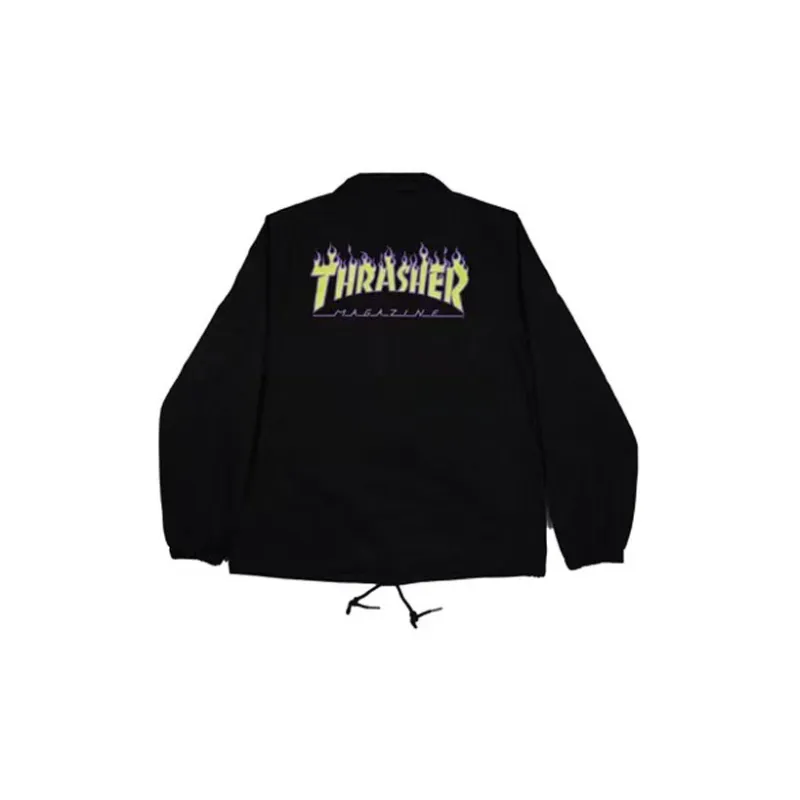 Thrasher Jackets Unisex Black-1